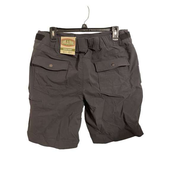 Men's Cargo Shorts With Belt - Lake n Trail Gray Medium - Picture 3 of 6
